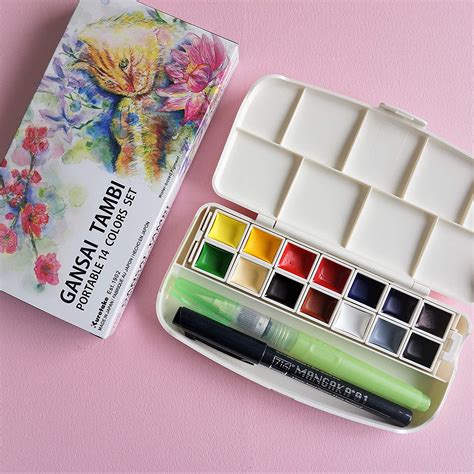 watercolor traveling sets